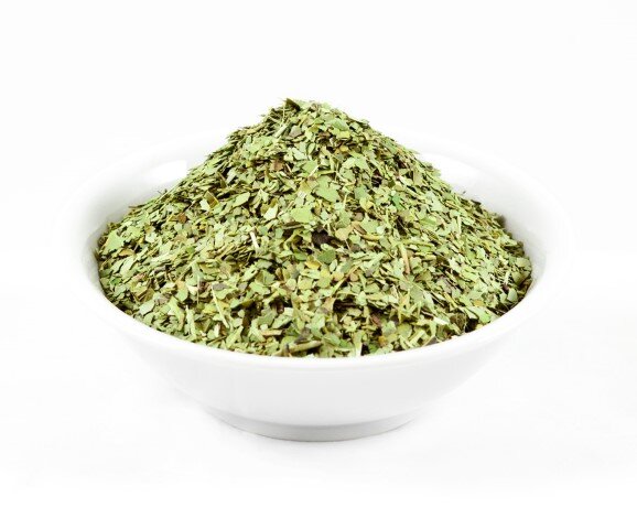 Mate Certified organic, green, raw, air-dried, unroasted, 100g leaves cut from Brazil.